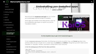 Remove PreInstalled Apps on KaiOS Without Losing OTA Updates [upl. by Nibroc]