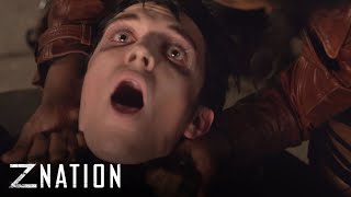 Z NATION  Season 3 Finale Choke Die Bite Inject  SYFY [upl. by Aihtiekal]