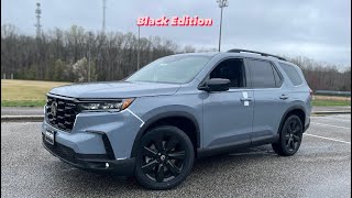 2025 Honda Pilot Black Edition  More Rugged or Sporty  POV amp Review [upl. by Newman]