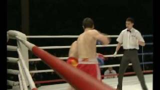 ProFC  quotPrideampHonourquot Alexander Nikiforov vs Haydar Saracoglu kikboxinglow kick rules [upl. by Humfried]