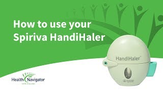 How to use your Spiriva HandiHaler [upl. by Nnaeitak426]