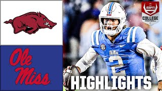 Arkansas Razorbacks vs Ole Miss Rebels  Full Game Highlights [upl. by Accemahs]