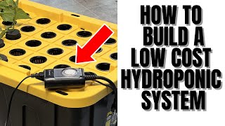 How To Build A Low Cost HydroponicAeroponic System For Beginners [upl. by Joerg]