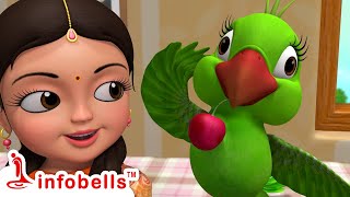 Chitti Chilakamma Amma Kottinda  Telugu Rhymes for Children  Infobells [upl. by Friedly620]