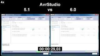 Atmel AVR Studio 51 vs Atmel Studio 60 [upl. by Elrae]