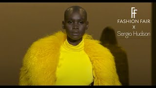 Sergio Hudson x Fashion Fair  New York Fashion Week Spring 2022 [upl. by Eudora]