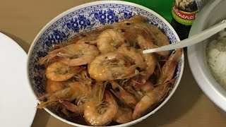 HOW TO COOK BUTTER SHRIMP  OFW VERSION  DOHA QATAR [upl. by Anerac972]