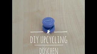 DIY Idee Upcycling Döschen aus PET Flasche  Cremedose Anleitung [upl. by Ynaoj]