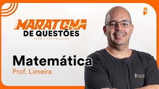 Maratona de questões de Matemática para ENEM e Vestibulares  Prof Thiago Limeira [upl. by Graham263]