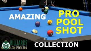 Greatest and Most Interesting PRO POOL SHOTS of All Time … 200 Shots in 20 Categories [upl. by Airdnekal]