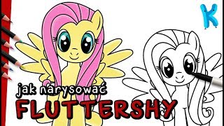 Jak Narysować Fluttershy  My Little Pony [upl. by Anoli132]