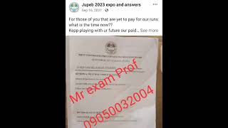 How to get jupeb 2023 exam questions and answers a day to examjupeb 2023 question2023 jupeb [upl. by Eninnej]