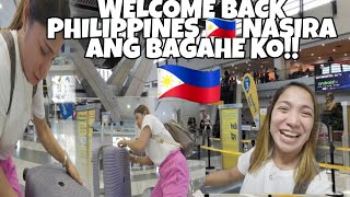 NASIRA ANG BAGAHE KO😔WELCOME BACK PHILLIPINES 🇵🇭🇫🇮PINAS VLOG🇵🇭 [upl. by Otsirave740]