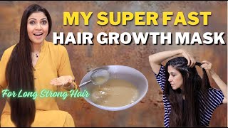 My Super Fast Hair Growth Mask For Long Hair  Ghazal Siddique [upl. by Eniamerej]