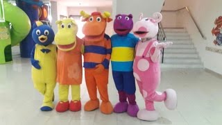 PERSONAGENS VIVOS PARA FESTAS INFANTÍS BACKYARDIGANS [upl. by Donahue21]