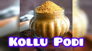 Kollu Podi Recipe in Tamil food cooking healthy trending lunchbox indianrecipes morningtiffen [upl. by Yhtrod190]