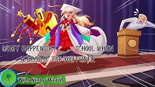 What Happens At School When U Become Top Youtuber  Animated Story [upl. by Estelle]