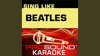 Yesterday Karaoke Lead Vocal Demo In the Style of The Beatles [upl. by Laius]