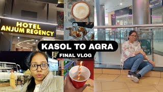 Kasol Trip Vlog Part 5  Kasol to Agra  Trip done with happily trip [upl. by Lay]