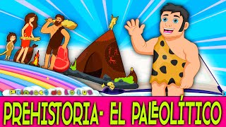 La PREHISTORIA Para NIÑOS ◼ El PALEOLÍTICO ▪ Videos Educativos Para Niños [upl. by Drahsar]