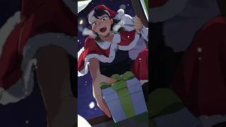 من أجمل شخص مع ملابس الكريسماس شخصيات انمي قاتل الشياطين 😍🎄 [upl. by Nydroj]