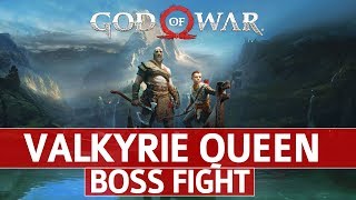 God of War  Valkyrie Queen Boss Fight [upl. by Ise]