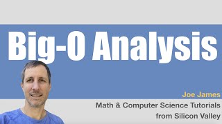 Intro to Big Oh Analysis [upl. by Grayson]