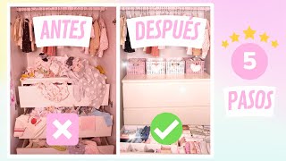 💡5 TIPS para ordenar la ROPA y el ARMARIO de tu BEBÉ REBORN Marie Kondo [upl. by Akli]