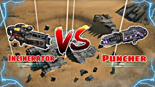 Puncher VS Incinerator Comparison in War Robots [upl. by Anama920]