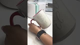 Cricut sublimation mug using infusible ink and Cricut mug press makeitwithmichaels [upl. by Lamoureux]