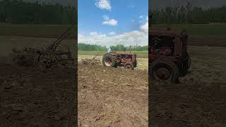 Westlock 2024 Plowing demo 1939 McCormickDeering WD40 Owned by George Hnatiuk [upl. by Naxor916]