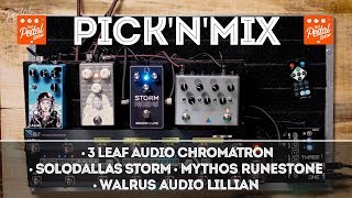 Mythos Runestone 3 Leaf Audio Chromatron Walrus Audio Lillian SoloDallas Storm – TPS PickNMix [upl. by Odracir563]