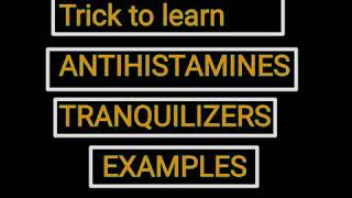 Antihistamines Tranquilizers example trick Chemistry in everyday life NEET AIIMS  Danish [upl. by Rheingold]