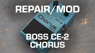 Vintage MIJ Boss CE2 Chorus Repair and Modification [upl. by Noryak234]