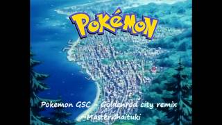 Pokemon GSC  Goldenrod city remix [upl. by Einial482]