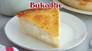 Buko Pie  Filipino Coconut Pie [upl. by Bree697]