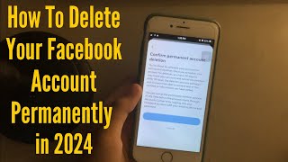 How to Delete Your Facebook Account in 2024 [upl. by Adnolaj]