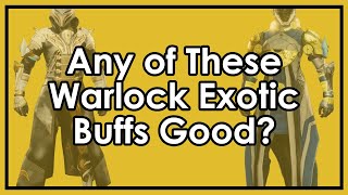 Destiny 2 Are Any of These Warlock Exotic Robes Good Now or What [upl. by Hinson]