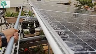 Solar Panel Cleaning With Water Recirculation and Rainwater Harvesting [upl. by Ready]