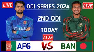 Afghanistan vs Bangladesh 2nd ODI match 2024  Bangladesh vs Afghanistan match  2nd ODI Ban vs Afg [upl. by Ahmad]