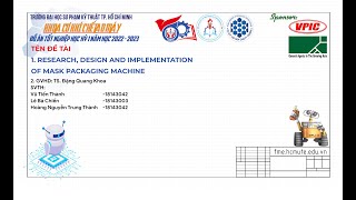 DT29  RESEARCH DESIGN AND IMPLENTATION OF FACE MASK PACKAGING MACHINE [upl. by Melessa]