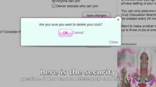 StardollCom How To Delete A Club You No Longer Want [upl. by Suhcnip488]