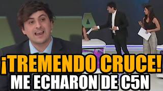 ME ECHARON DE C5N TRAS MOSTRAR LOS LIBROS DE KICILLOF EN CANAL ANTIMILEI  FRAN FIJAP [upl. by Eixel262]