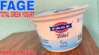 ✅ FAGE Total Greek Yogurt 5 Whole Milk Plain 32 oz 🔴 [upl. by Nyral]