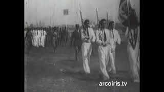 Desfile de las tropas para el Presidente Luis Miguel Sanchez Cerro [upl. by Jemena]