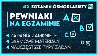 MATEMATYKA 📐 Pewniaki na Twoim arkuszu ✅️  Karta Wzorów 30  Egzamin Ósmoklasisty 2025 [upl. by Ecienal]