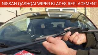 Nissan Qashqai Wiper Blades Replacement  Changing Wiper Blades on Nissan Qashqai [upl. by Gazzo]