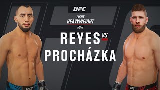 Dominik Reyes vs Jiri Prochazka Full Fight [upl. by Elegna161]