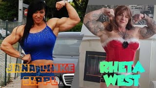 RHETA WEST Fbb VS JANA LINKE SIPPL fbb FEMALE BODYBUILDING MOTIVATION 2024 [upl. by Epul]