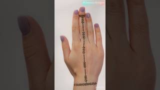 Pretty and easy mehndi bracelet design [upl. by Zingg]